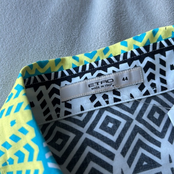 Women's ETRO Patterned Button Up Blouse Size 44 IT / 8 US - Picture 7 of 9